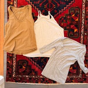 BUNDLE of 3 Everlane shirts! All size XS.